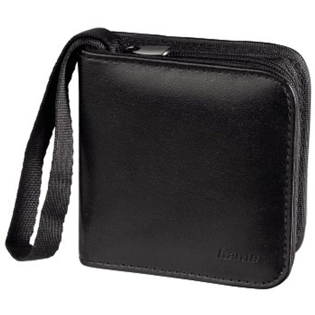 Hama Wallet 12 SD, Koskin, Schwarz, 127 mm, 93 mm, 30 mm, Produktbild 