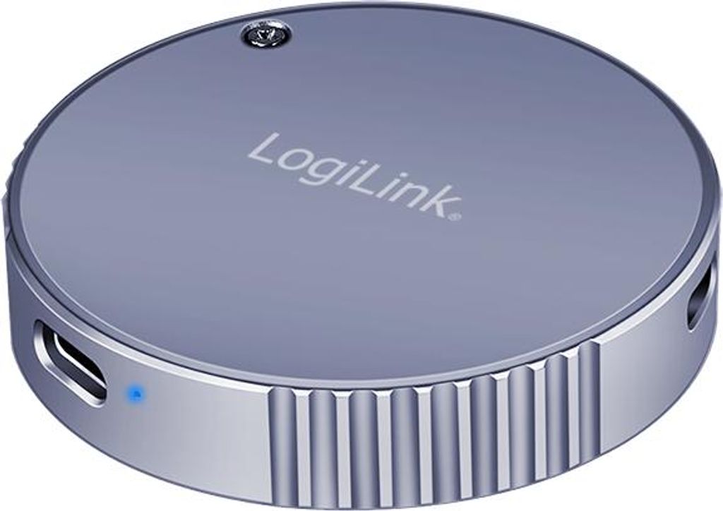 LogiLink Magnetisches USB 3.2 Gen2 SSD-Gehäuse grau