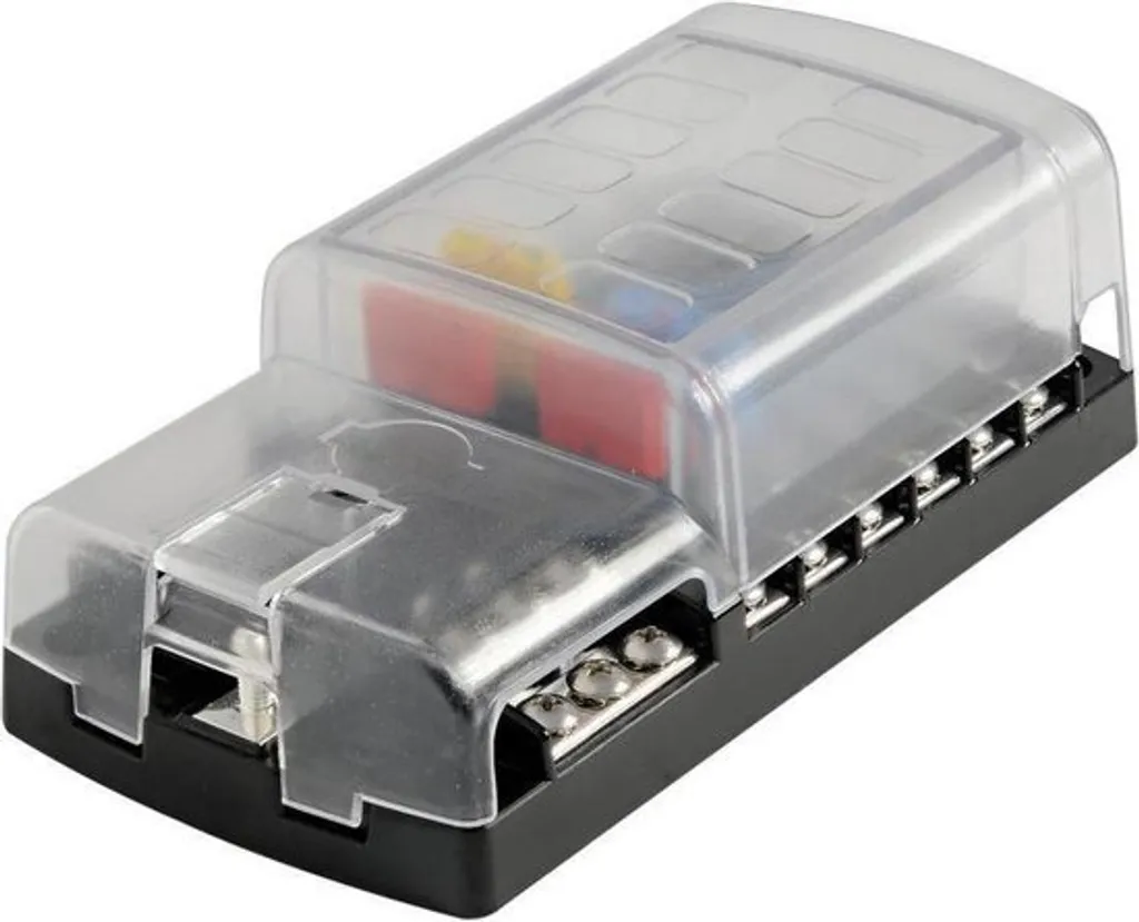 Porte-fusible 12 voies avec couvercle de protection pour voiture et bateau