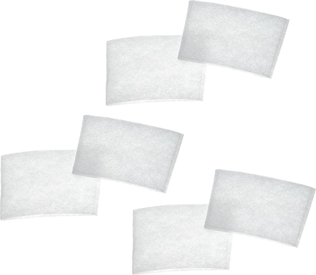 vhbw Set 6x Schutzvlies kompatibel mit Dirt Devil Centrino Cleancontrol M2013-4, M2013-3, M2013-6, M2013-5, M2013-7 Staubsauger - Schutzfilter Weiß