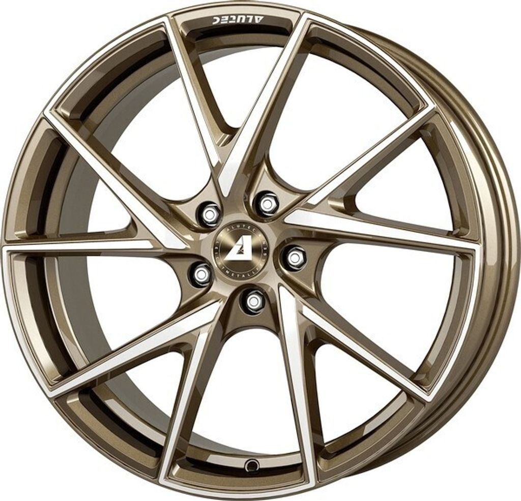 19 Zoll Alufelge ALUTEC ADX.01 19"x8.5" 5x114.3 PCD ET40 70.10mm Felge Bronze Frontpoliert