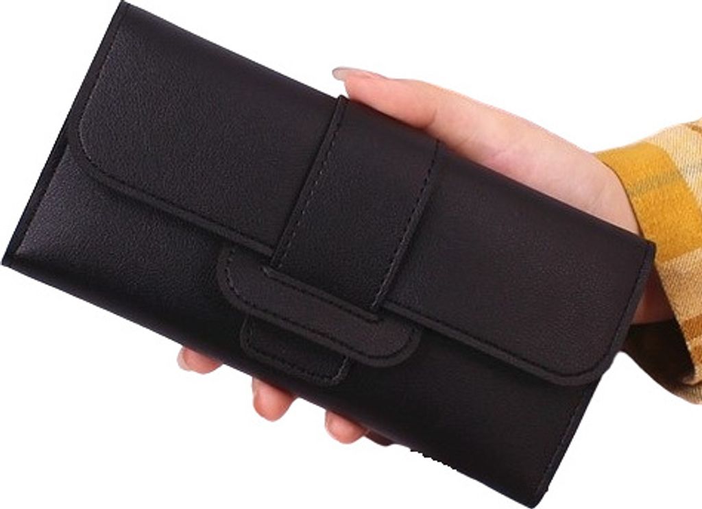 Big Imani Geldbörse Schwarz – Elegante Damenbörse mit vielen Fächern KP25326