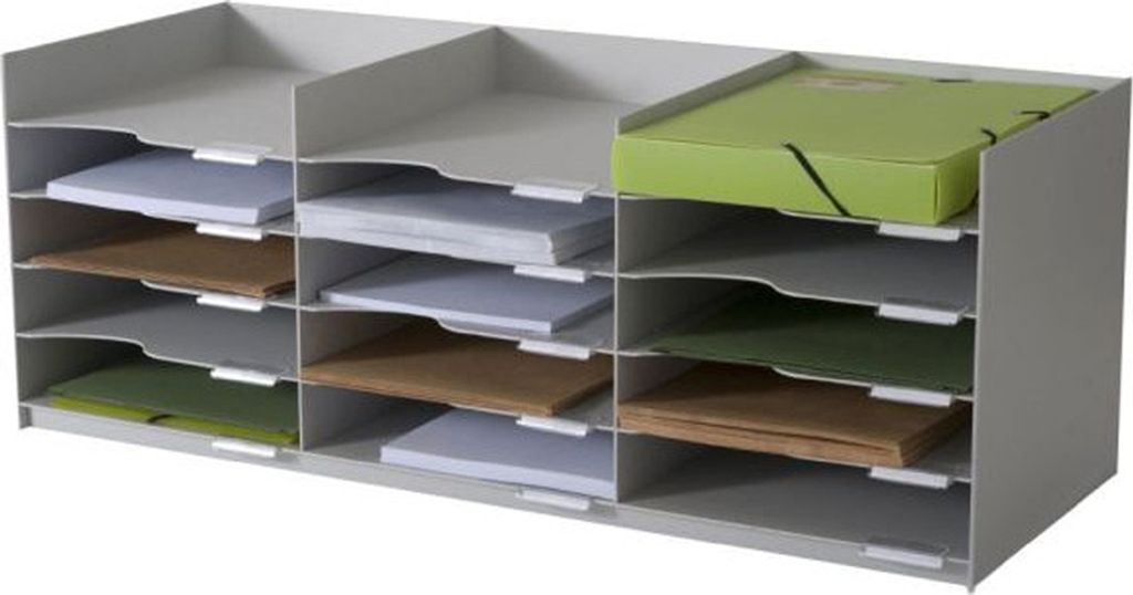 PAPERFLOW Sortierstation Formularbox 15 Fächer für DIN A4 Produktbild 