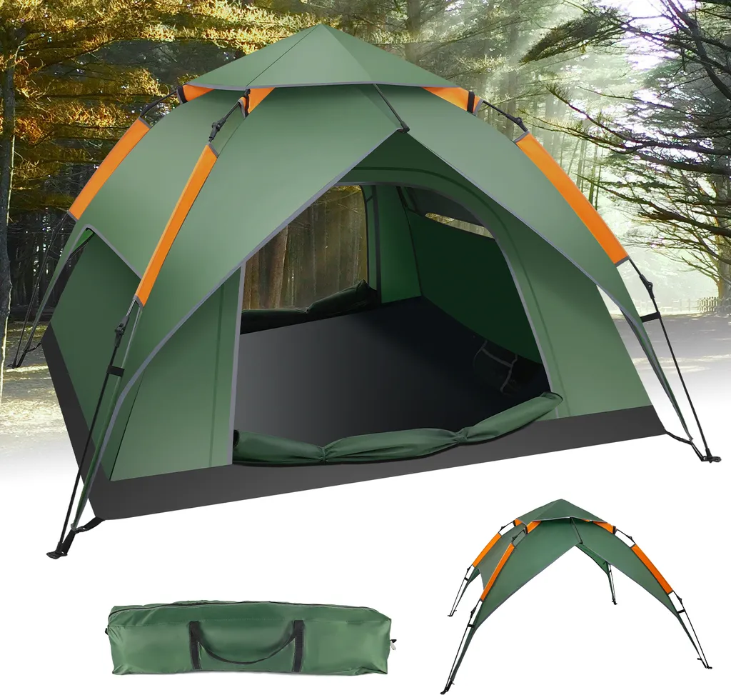 Tente de camping Puluomis pour vacances en famille et loisirs de plein air