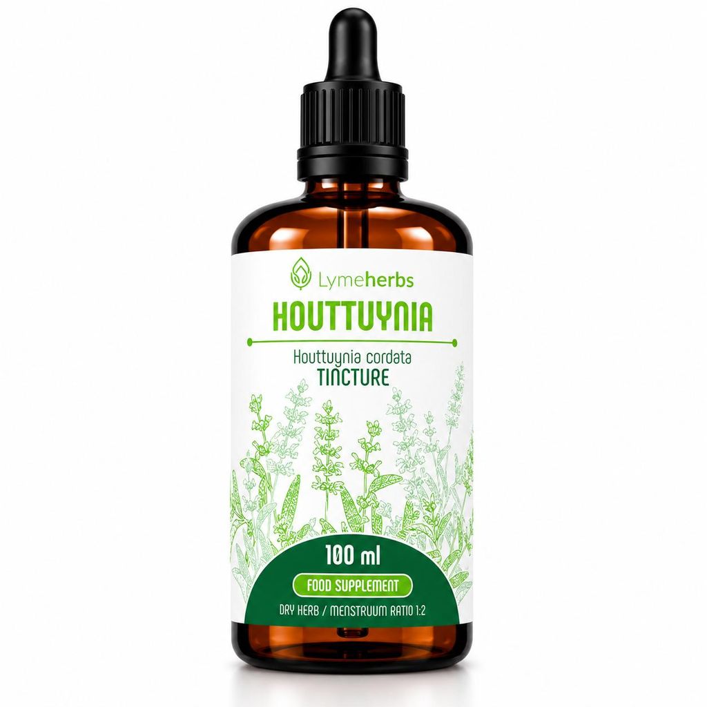 Houttuynia-Tinktur 1:2 (100ml) Produktbild  KI-generiertes Bild