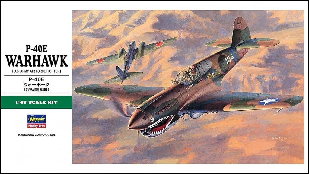 Maquette P-40E Warhawk 1:48 - Finitions réalistes sans défaut de pose