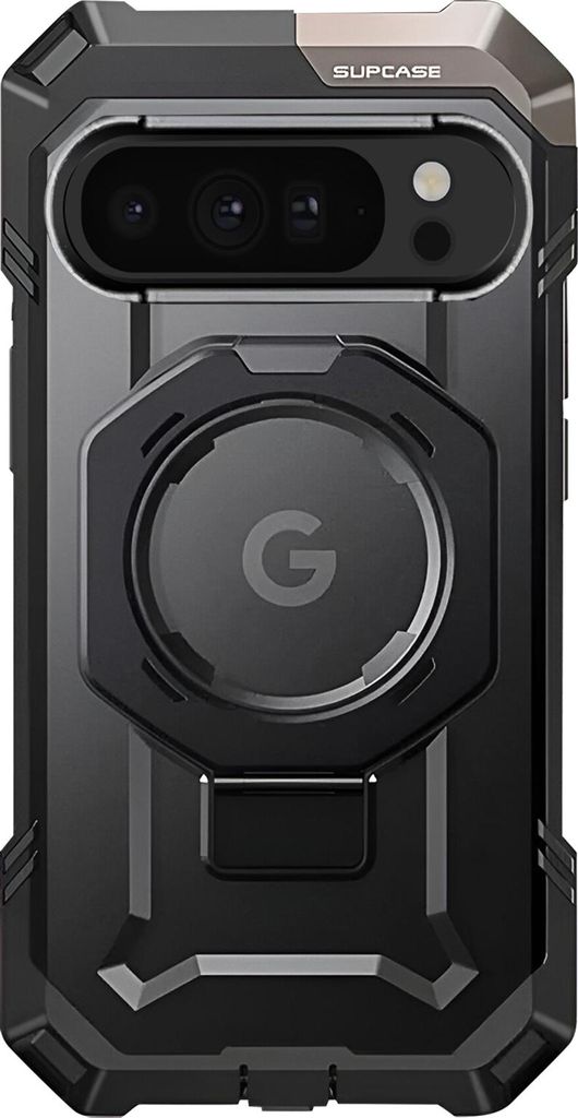 Supcase, Unicorn Beetle Grip Hülle Pixel 10 Pro XL mit Kickstand, Schwarz