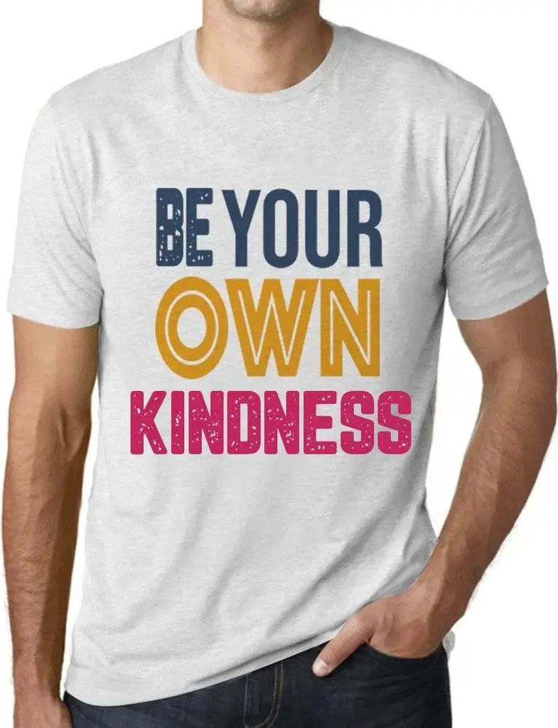 Herren Grafik T-Shirt Sei deine eigene Freundlichkeit – Be Your Own Kindness – Öko-Verantwortlich Vintage Jahrgang Kurzarm Lustige Druck Gebur...