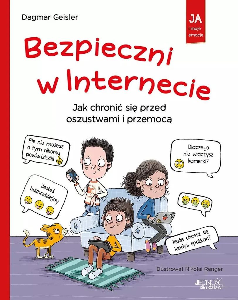Livre Bezpieczni w Internecie par Dagmar Geisler pour enfants en polonais