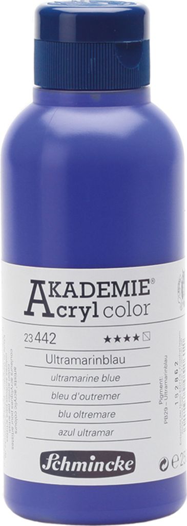 Ultramarinblau 250ml Acrylfarbe - AKADEMIE Acryl - Schmincke 23 442 027