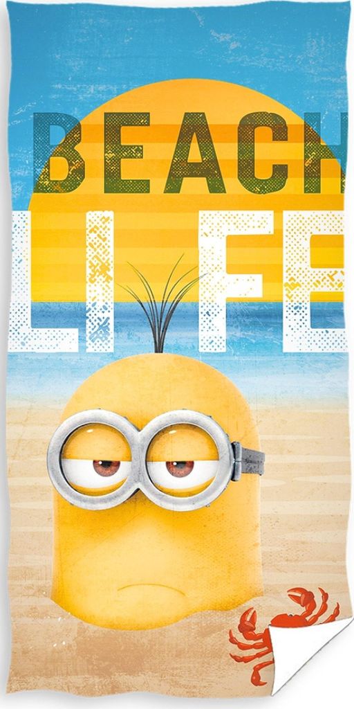 Minions Duschtuch Badetuch Strandtuch 70 x 140 cm / 100% Produktbild 