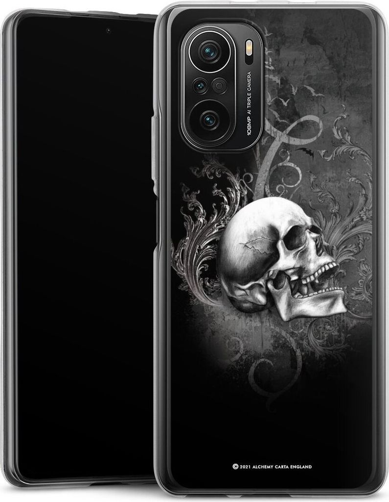 DeinDesign Handyhülle für Xiaomi Mi 11i Silikon Hülle Case Smartphone Schutzhülle Gothic Schädel Totenköpfe