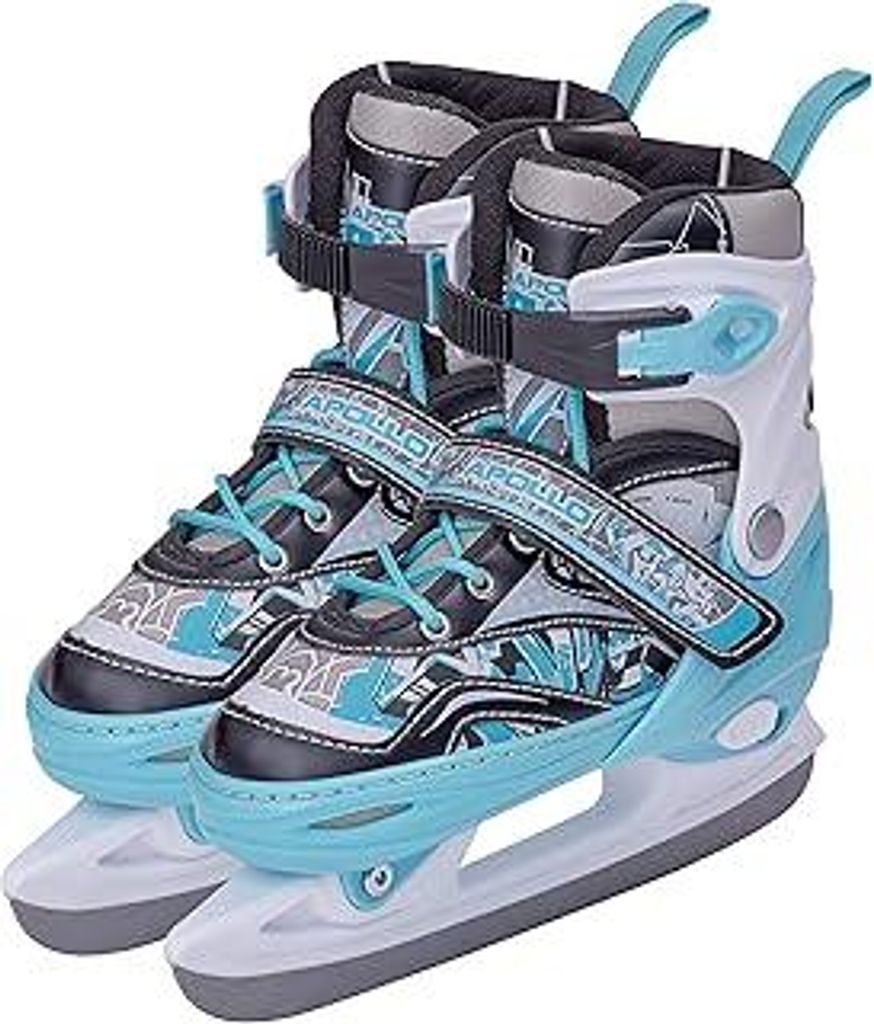 Apollo Ice Skates X Pro | verstellbare Schlittschuhe für Damen, Kinder und Jugendliche | schicke Eislaufschuhe Damen, 3 Größen (31 bis 42) | Sch...
