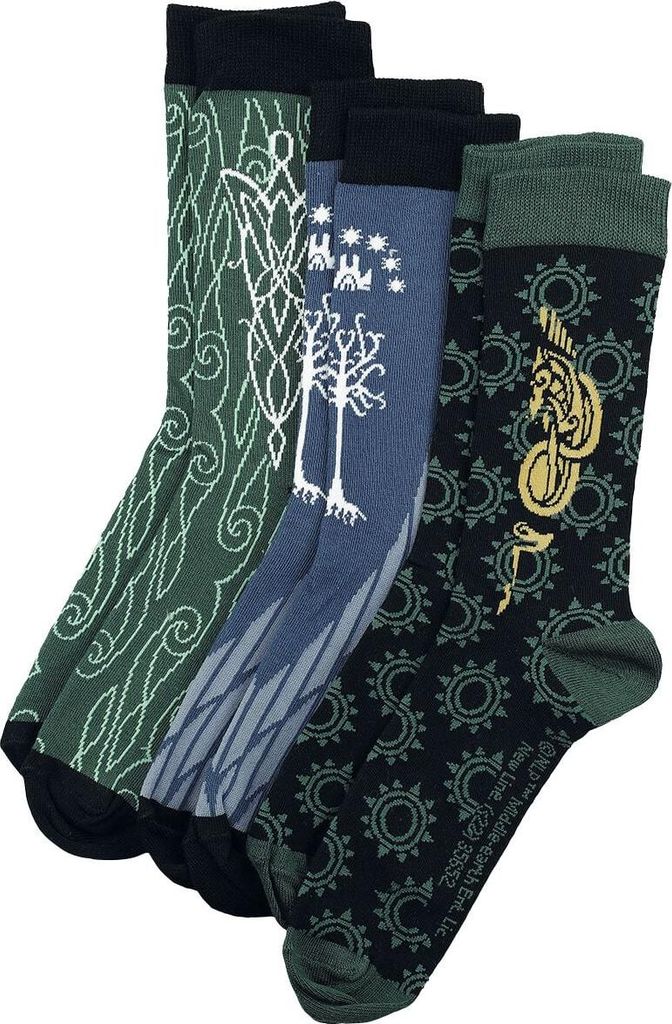 Der Herr der Ringe Socken Uni Gondor multicolor EU 43-46 Produktbild 