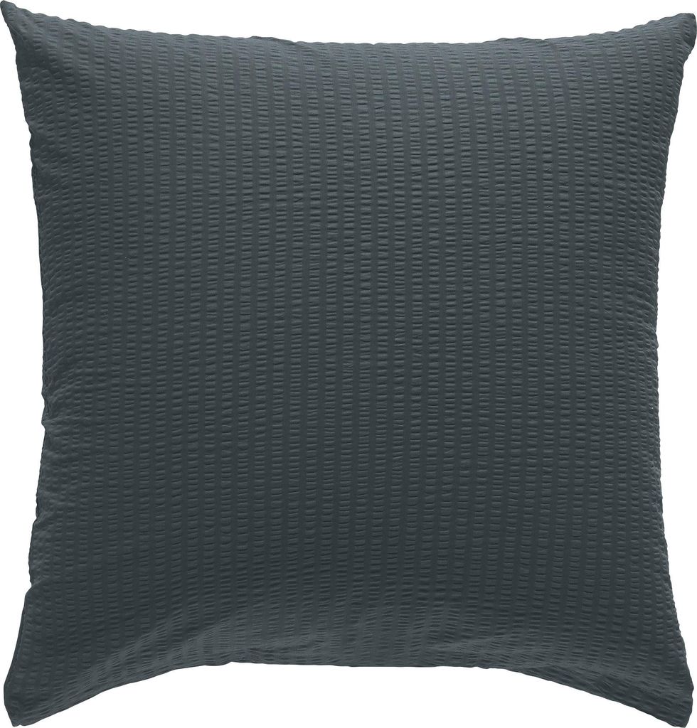 Erwin Müller Kissenbezug Rosenheim" anthrazit 80x80 cm"