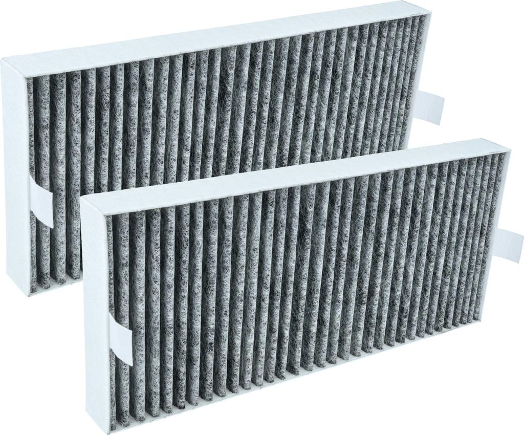 vhbw 2x Aktivkohlefilter Ersatz für Miele DKF 35-P, Produktbild 
