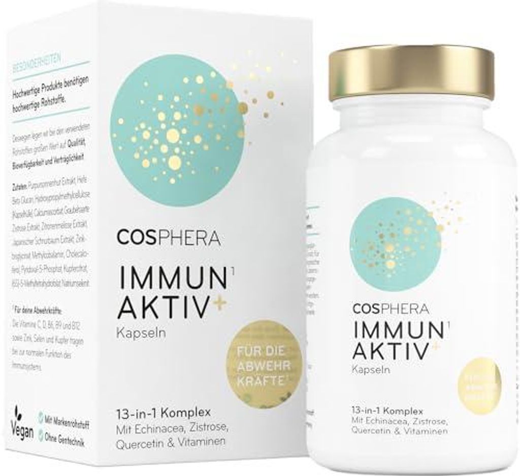 Cosphera Immun Aktiv | 60 gélules | Complexe immunitaire Image du produit 
