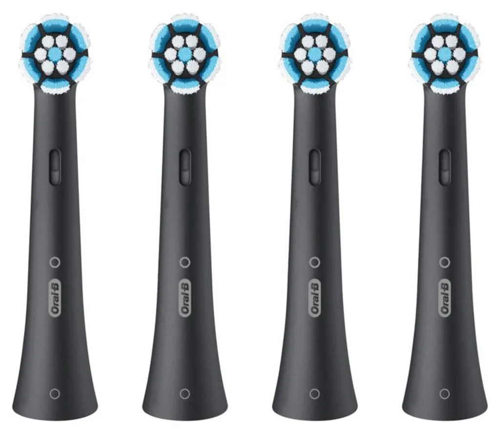 Oral-B iO Gentle Care Brossettes Noires - Pack de 4 Embouts de Rechange