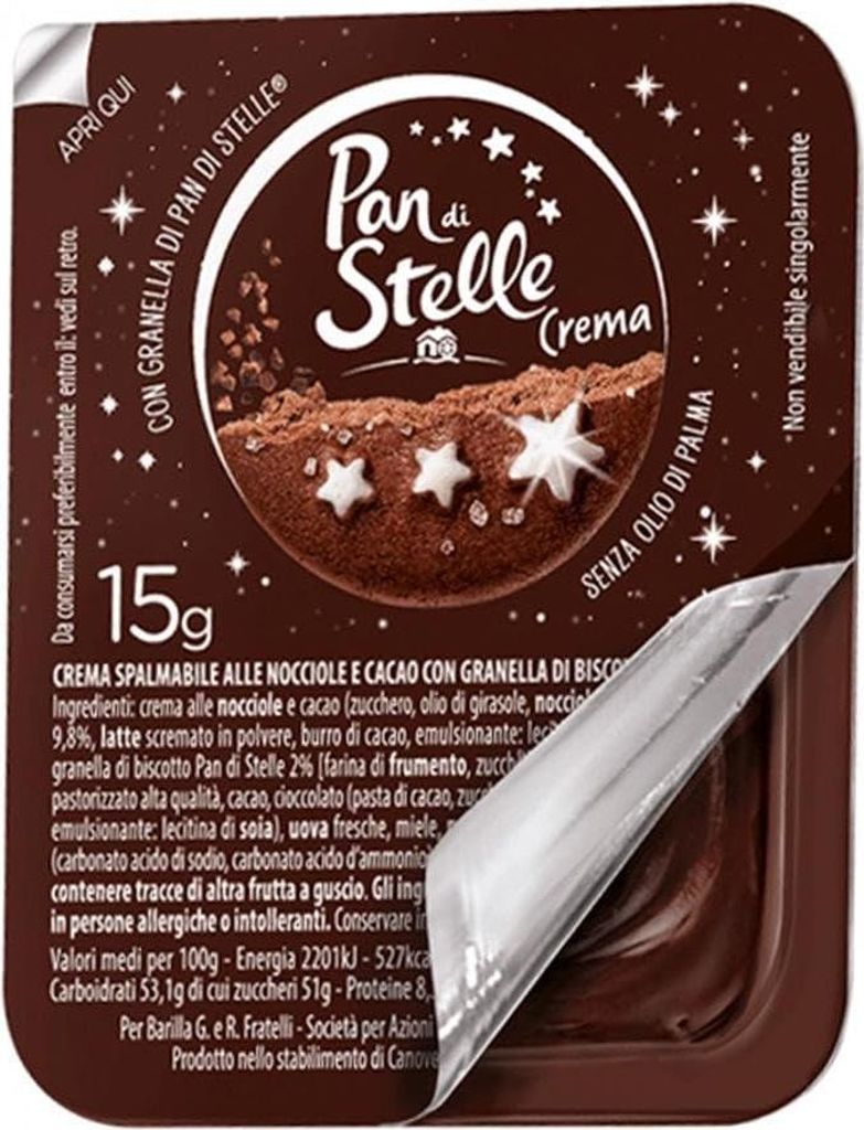 Spreadable Cream Pan Di Stelle Tray 126X 15 Gr.