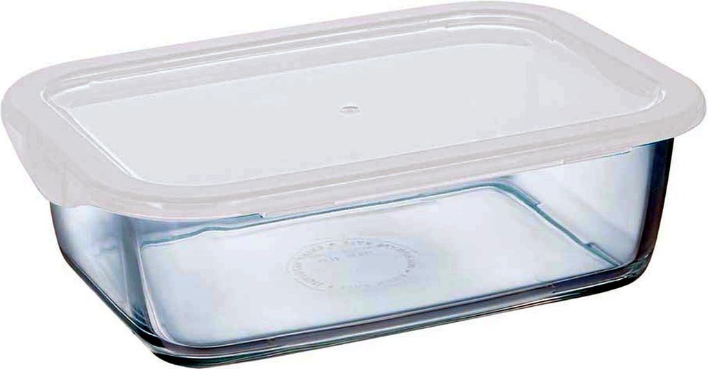 Food Box rechteckig 197cl mit Deckel - 6 Stück