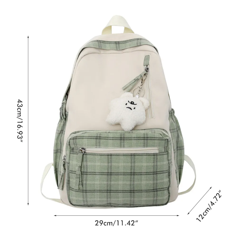 Sac à dos mignon pour l'école et les livres, modèle pastel polyvalent