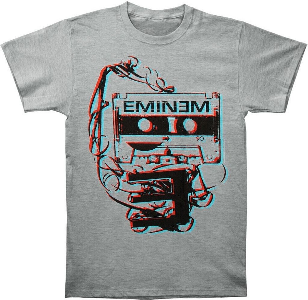 Eminem - T-Shirt für Herren/Damen Uni RO1472 (XXL) (Grau)