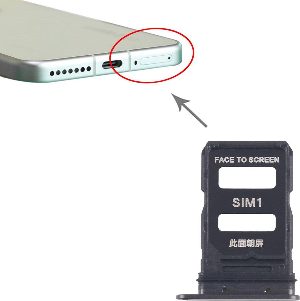 Per Xiaomi 15 SIM Card Holder Dual SIM Card Tray Repair Immagine del prodotto 