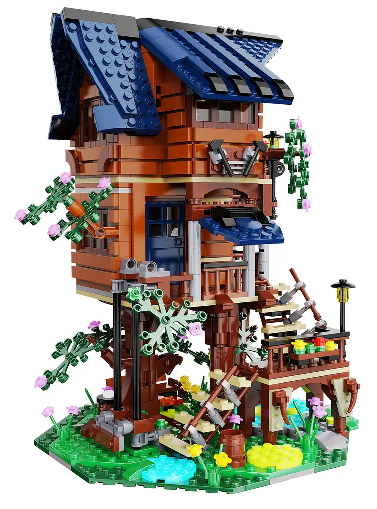 Jeu de Construction Cabane dans l'Arbre 4 Saisons CaDA C6604W Modulaire