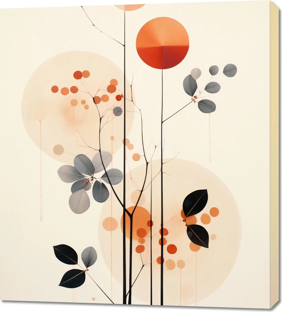Quadro Melodia Autunnale su Tela 90x100 cm | Offerta Arredo Interni