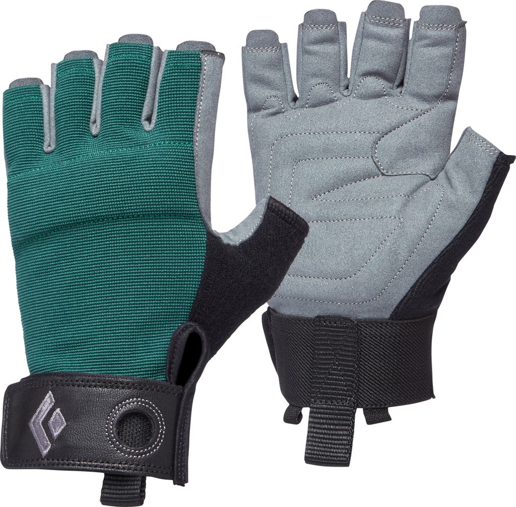 Black Diamond Climbing Gloves Women's Crag Half-Finger Gloves blau S (BD8018683028SM_1)