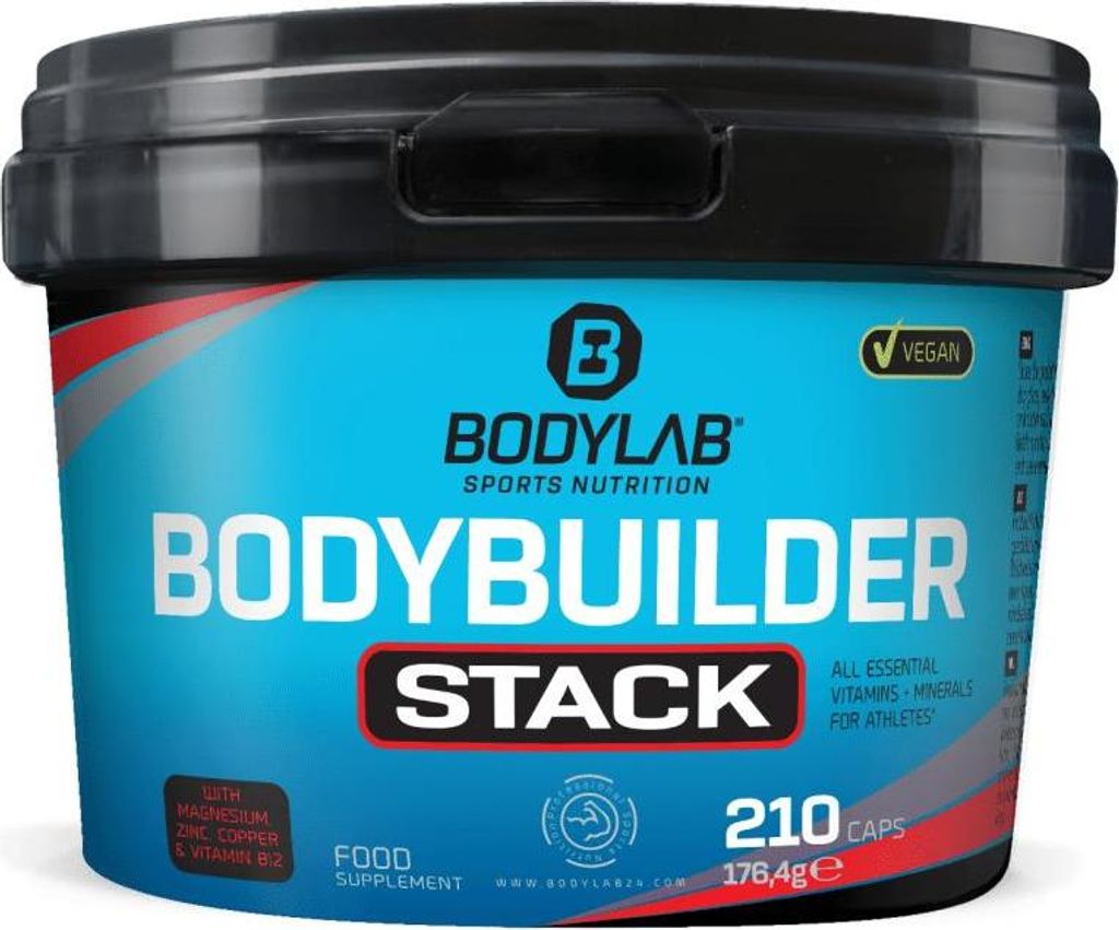 BODYLAB Bodybuilder Stack - 210 Kapseln