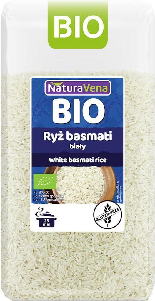 GLUTENFREIER WEISSER BASMATI-REIS 500 g – NATURAVENA