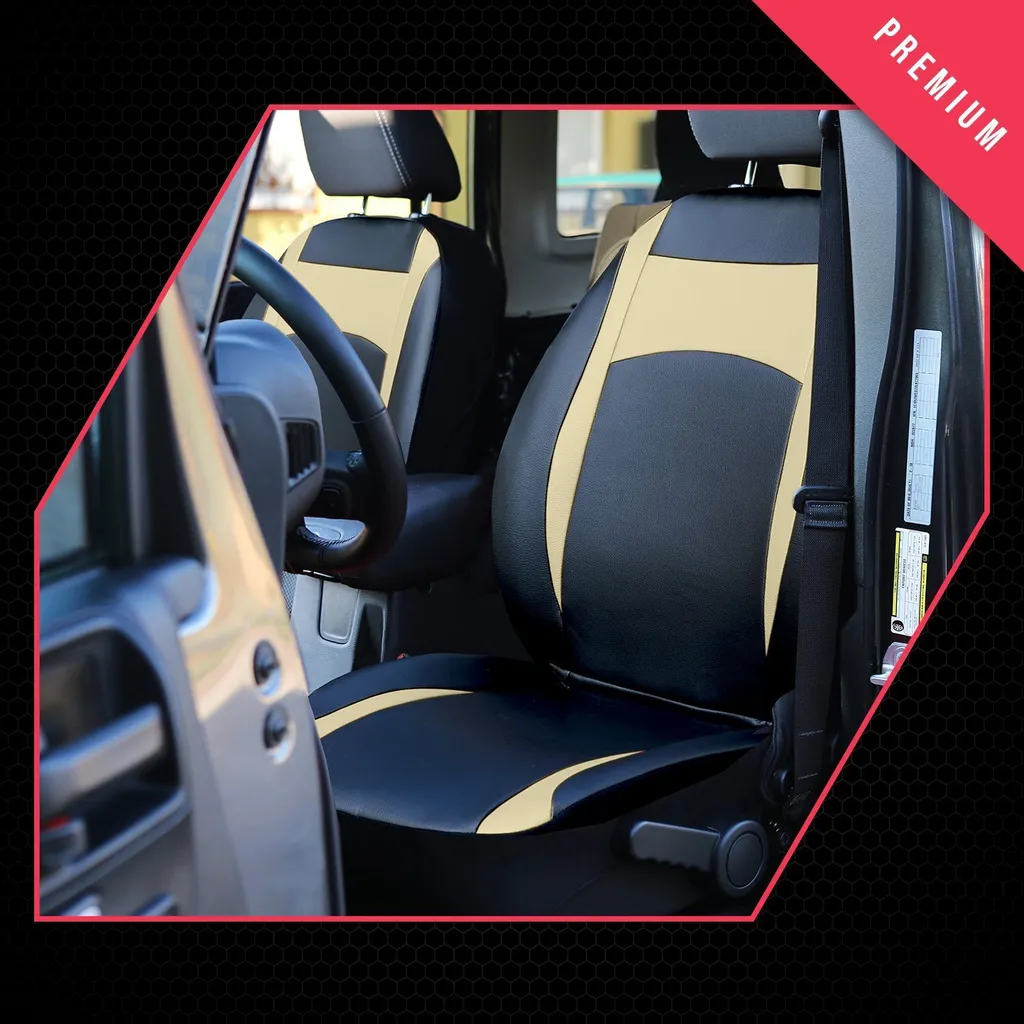 Set Coprisedili Auto per VW Golf 6 Beige - Protezione Universale Nuova - 6