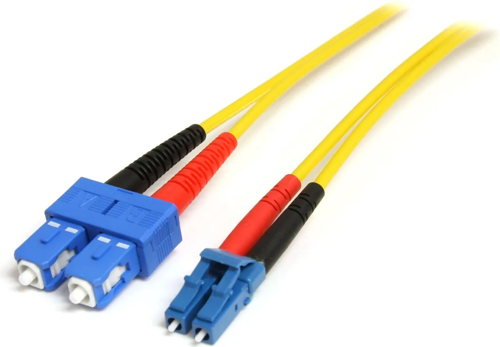 Fibra Ottica StarTech LC-SC 4 Metri Cavo Patch Duplex OS1 Giallo