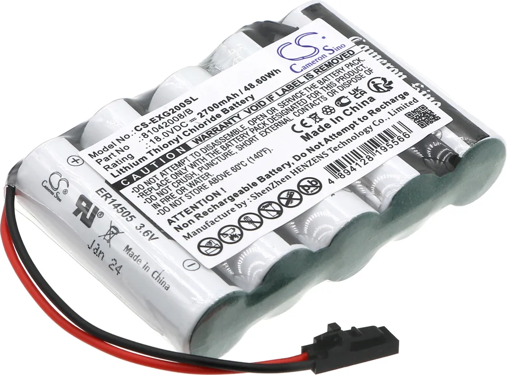 Batteria TECHTEK Compatibile Exogen 2000+ | 18V 2700mAh per Ortopedia