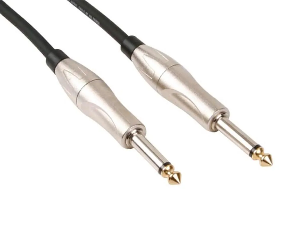 OFFERTA Cavo Jack 6,35mm Mono 2M - Cavo Strumento Robusto e Versatile