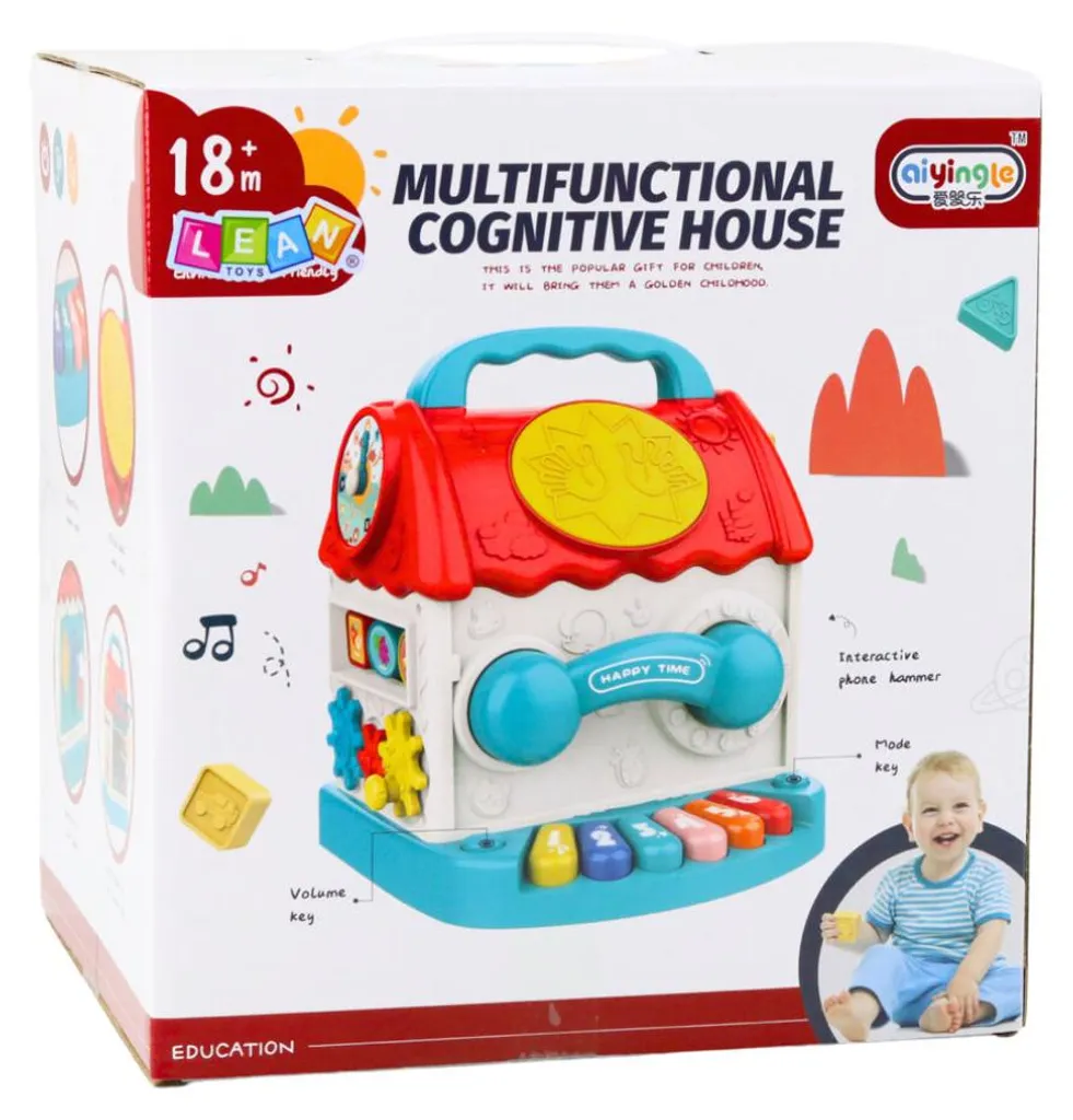 Apprendre en s'amusant : Maison trieuse interactive sonore multi-activités