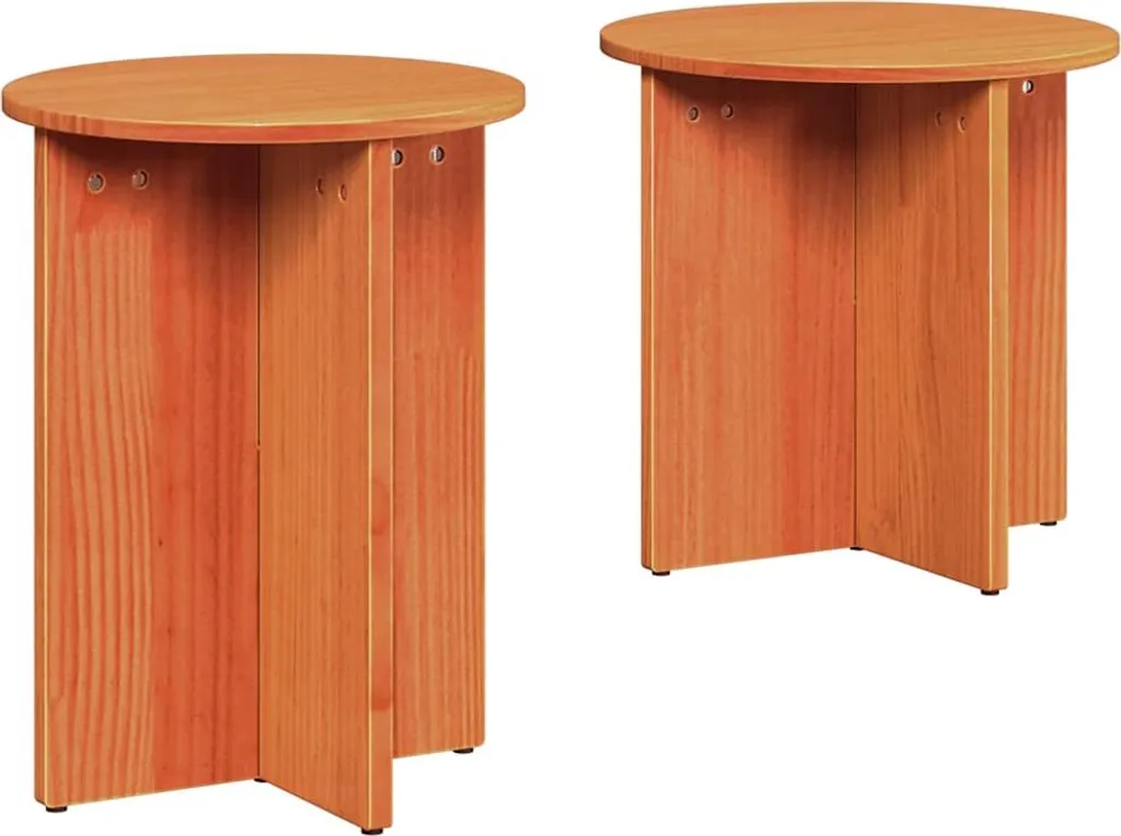 Set 2 Tavolini SYFAX™ Marrone Cerato - Arredo Soggiorno di Classe