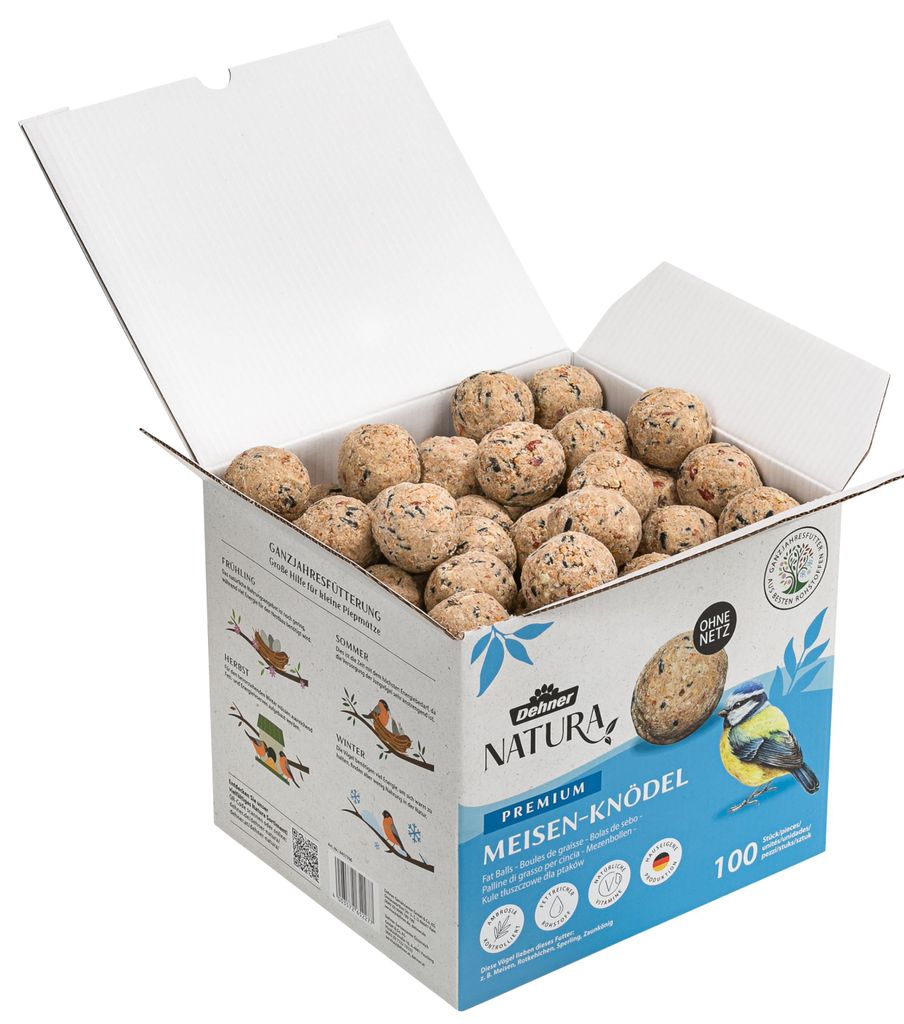Dehner Natura Premium Meisenknödel ohne Netz, ganzjähriges Produktbild 