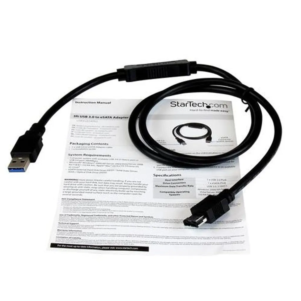 Convertisseur USB 3.0 pour Disque eSATA - Solution Rapide HDD et SSD
