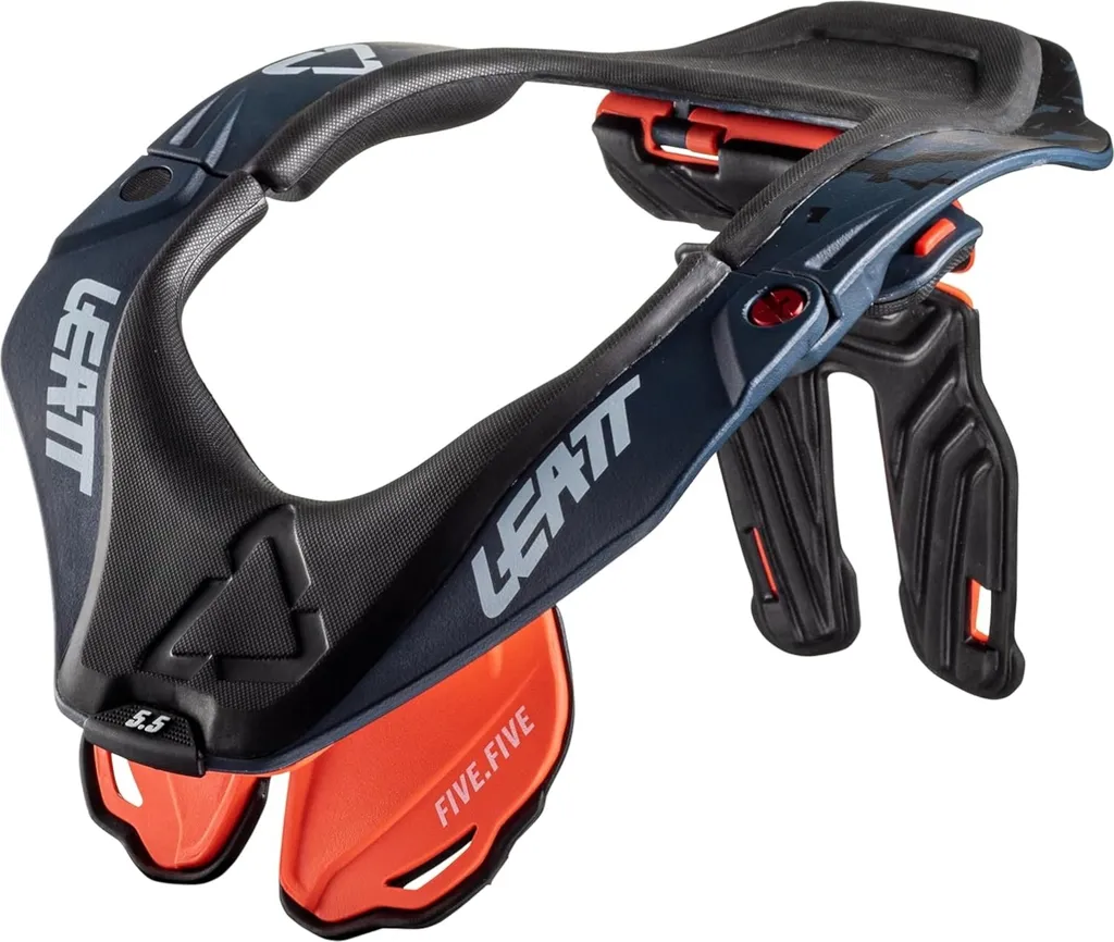 Prévenir les Blessures Cervicales avec Leatt Neck Brace 5.5 Orange S/M