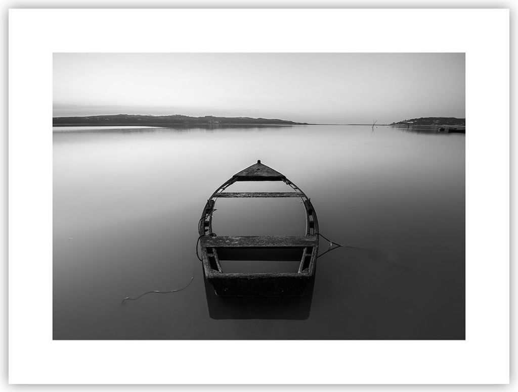 Poster - Poster ohne Rahmen - £ódŸ Einsamkeit Leere - 40x30 cm - Wand Bild - Wanddeko - Wandbilder - Kunstposter - Wandposter - Bilder - Kunstdr...