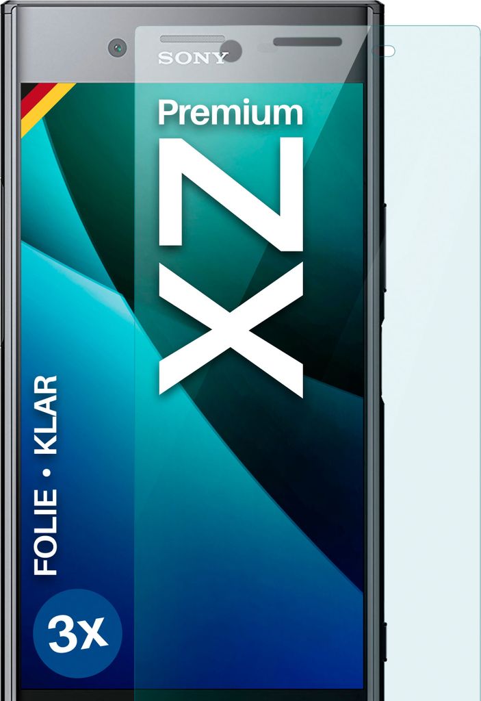 moex® 3x Schutzfolie kompatibel mit Sony Xperia XZ Premium Produktbild 