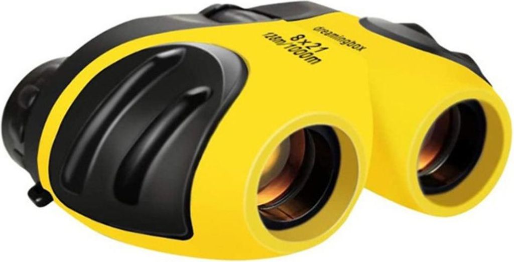 INF 8x21 Kompakt Fernglas - Leicht und tragbar für Konzerte und Natur Gelb