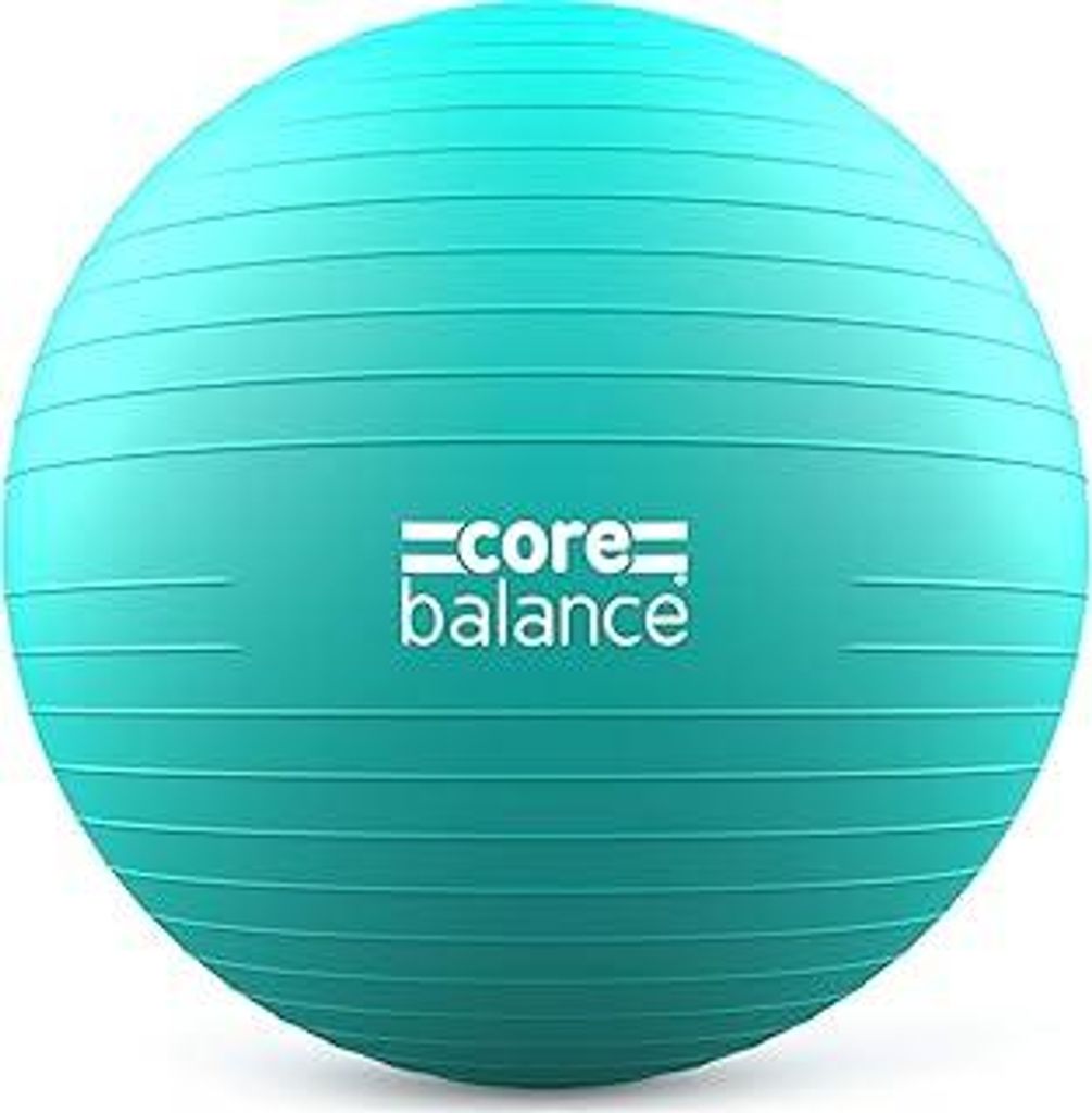 Core Balance, berstsicherer Gymnastikball - für Fitness Yoga Schwangerschaft - 55cm 65cm 75cm 85cm - inkl. Luftpumpe