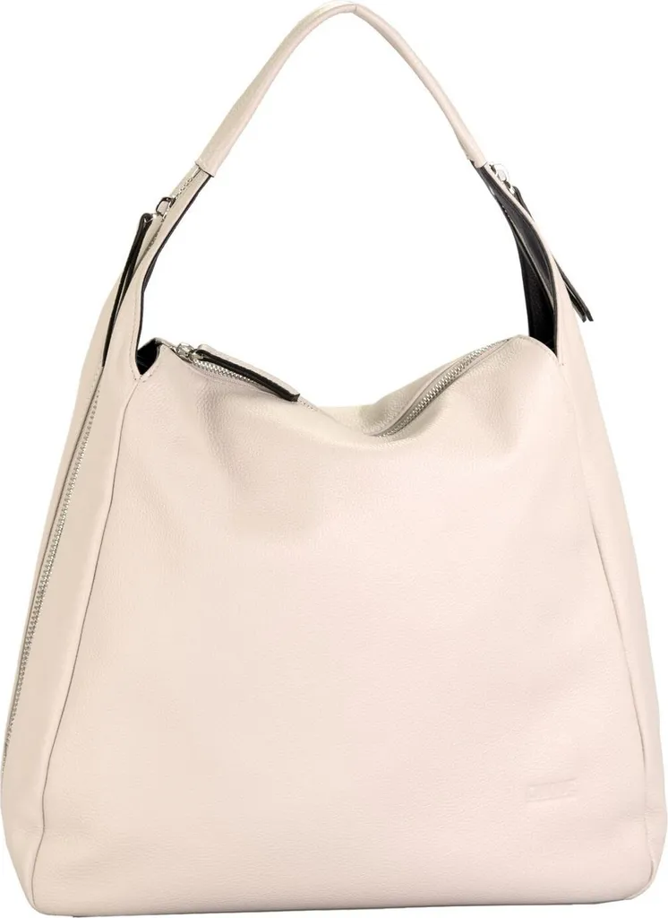 Sac à épaule CINQUE Franca en cuir écru - Finition luxe Bucket Bag