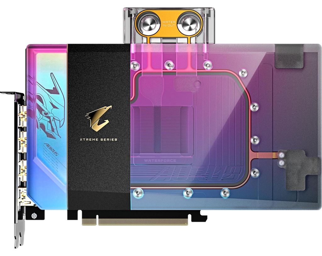 GIGABYTE GeForce RTX 5090 AORUS XTREME WATERFORCE WB 32G, Produktbild 