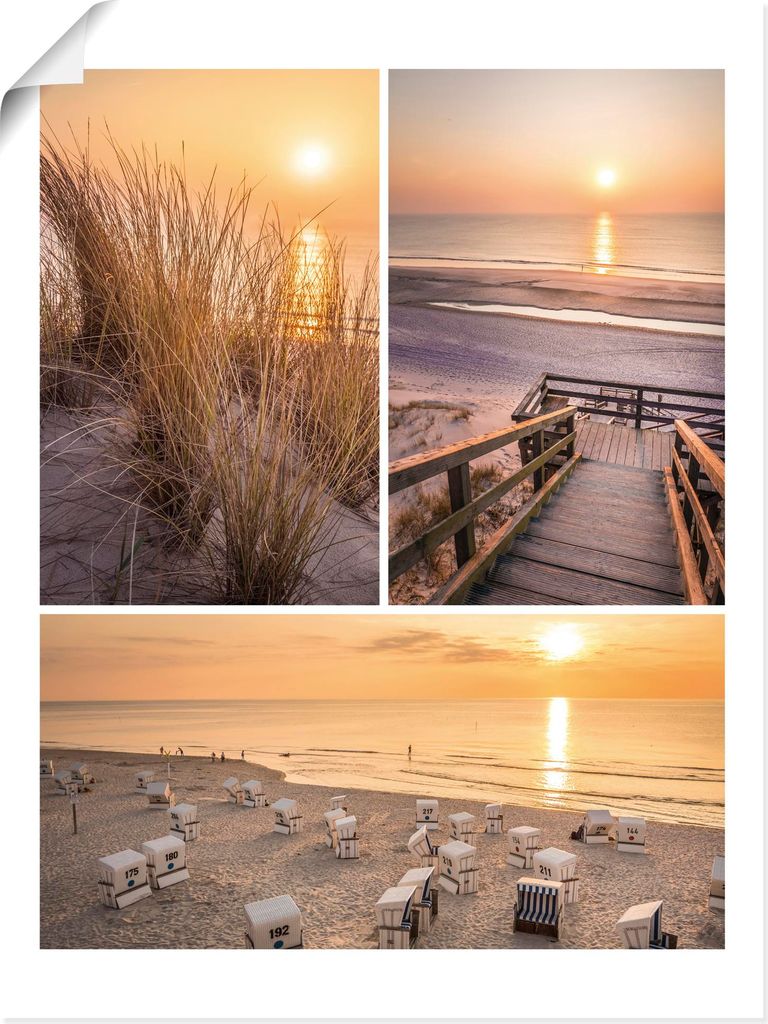 ARTland Poster Träume vom Meer: Kampen auf Sylt Größe: 30x40 cm