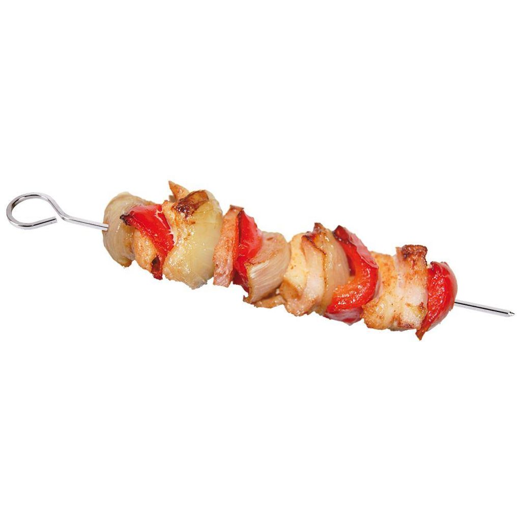 Spiedi Doppi Da Barbecue KOTARBAU 130 Cm | In Acciaio Con Manico In Legno | Per Salsicce, Falò E Marshmallow (2 Pezzi) - 2