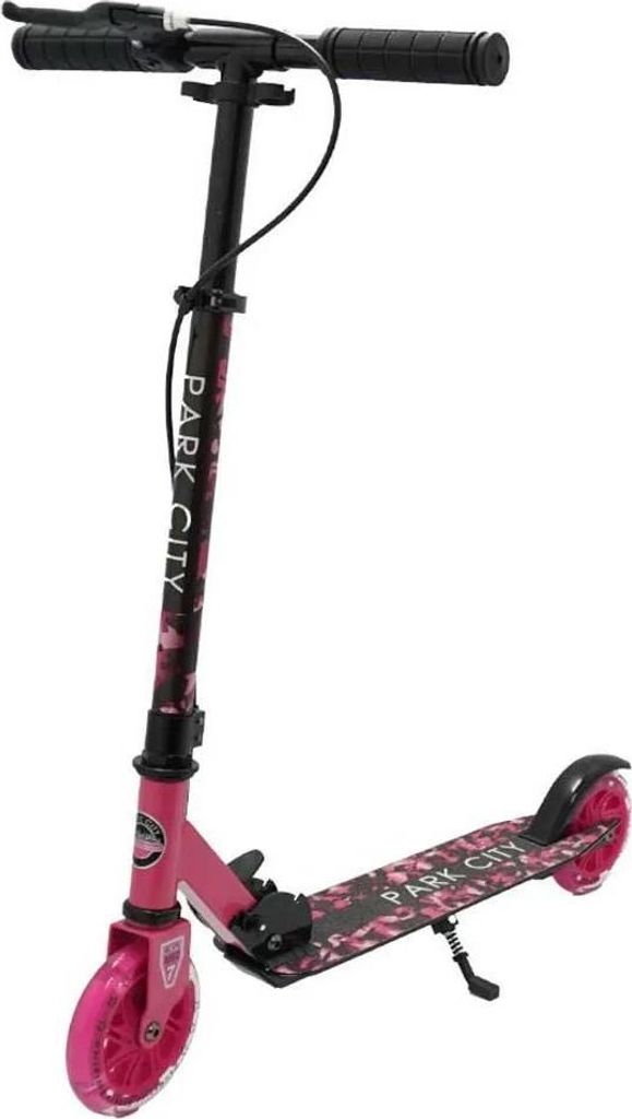 Krf Park City 125 W/wheels Lights&brake Kinderroller Rosa Rosa One Size